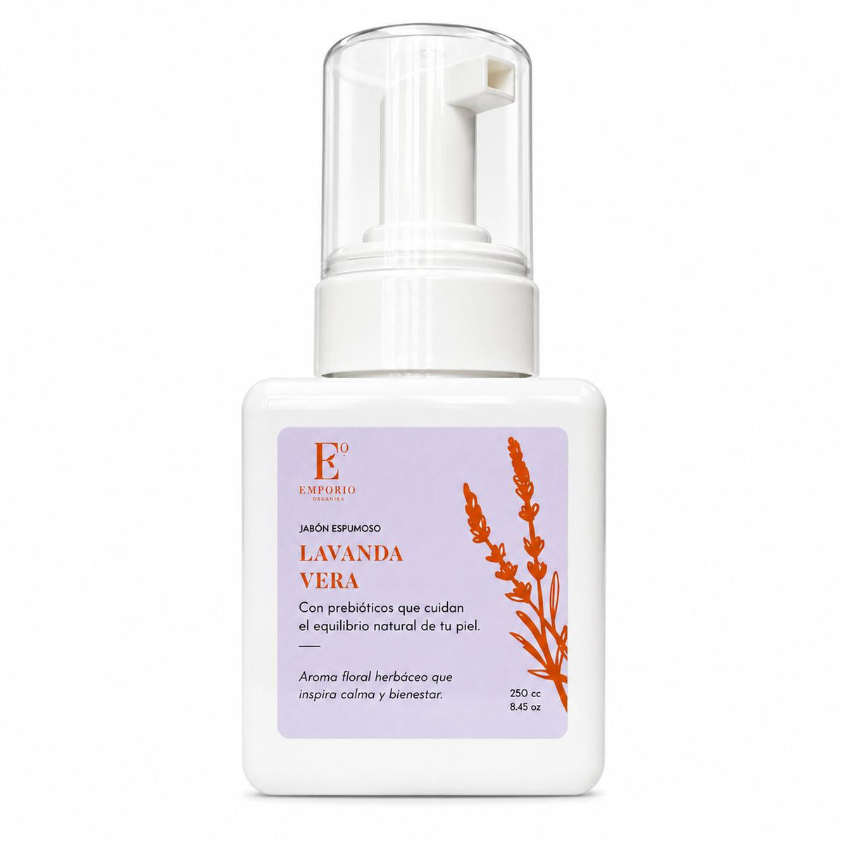 Jabón espumoso Lavanda Vera 250 cc