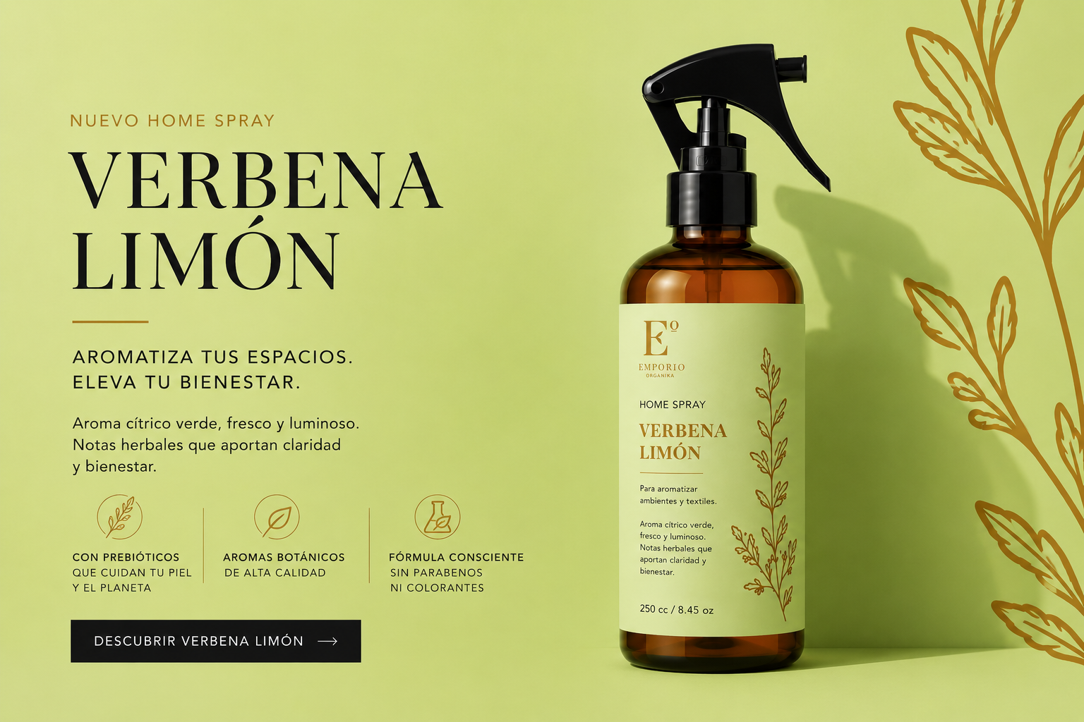 Home spray Verbena Limón